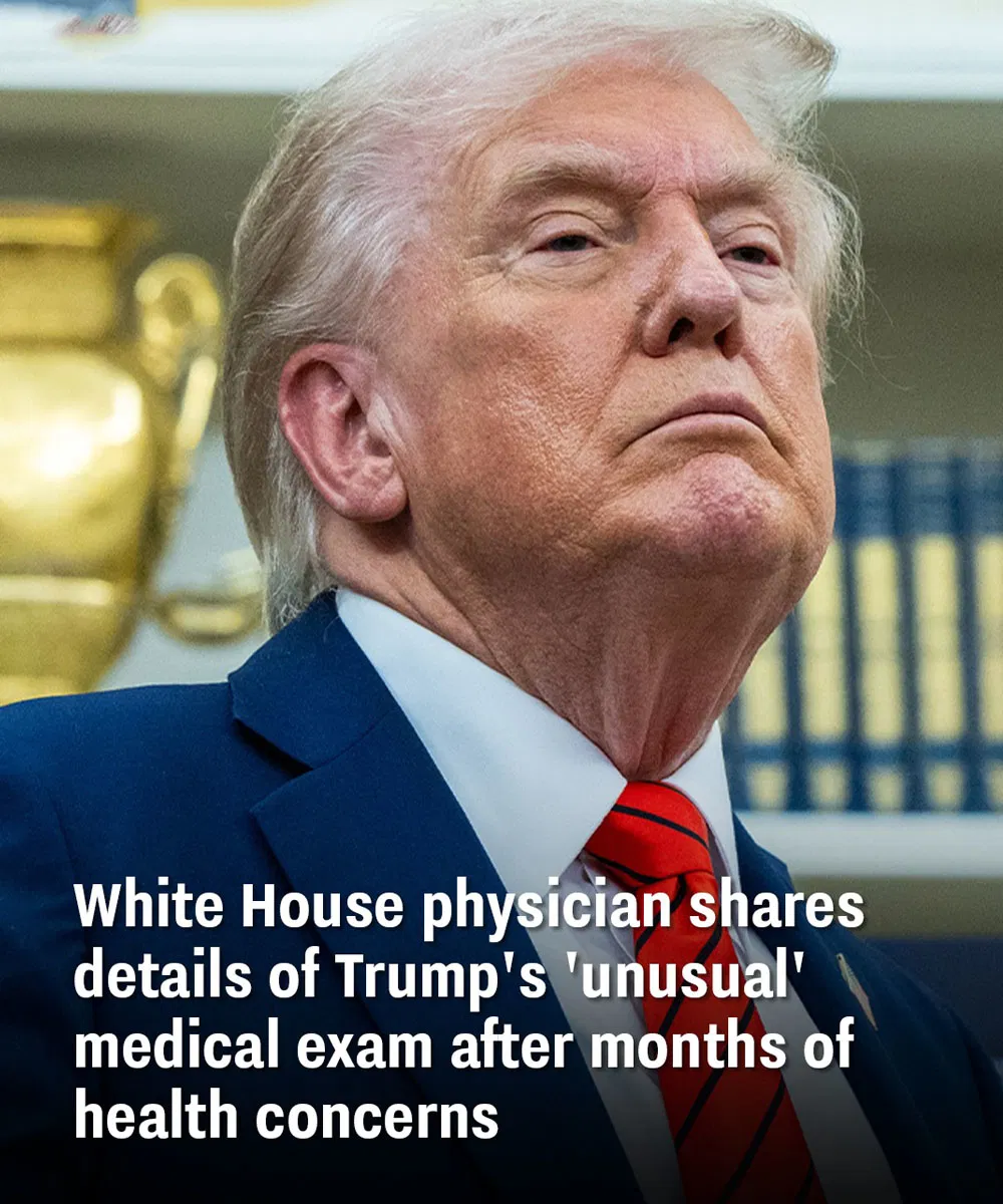 Ο γιατρός του Λευκού Οίκου αποκαλύπτει λεπτομέρειες για την «ασυνήθιστη» ιατρική εξέταση του Τραμπ μετά από μήνες ανησυχιών για την υγεία του.