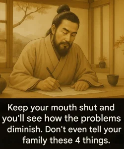 «Αυτά τα 4 πράγματα: μην τα πεις ούτε στην ίδια σου την οικογένεια.»