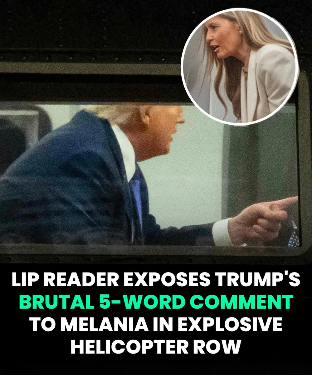 Ειδικός στην Ανάγνωση Χειλιών Αποκαλύπτει το Σκληρό Σχόλιο του Ντόναλντ Τραμπ προς τη Μελάνια Κατά τη Διάρκεια Έντονου ‘Καβγά’ μέσα σε Ελικόπτερο