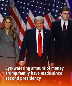 Εντυπωσιακό ποσό χρημάτων που έχει κερδίσει η οικογένεια Τραμπ από τη δεύτερη προεδρία.
