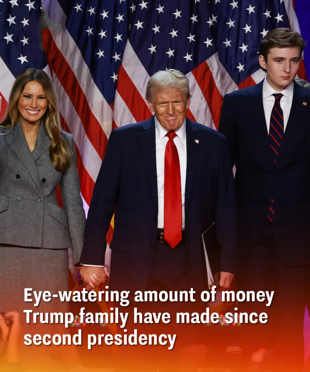 Εντυπωσιακό ποσό χρημάτων που έχει κερδίσει η οικογένεια Τραμπ από τη δεύτερη προεδρία.