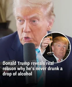 «Ο Ντόναλντ Τραμπ αποκαλύπτει τον πραγματικό λόγο για τον οποίο δεν έχει πιει ποτέ ούτε σταγόνα αλκοόλ»
