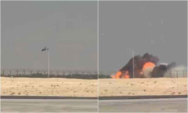 Ινδικό μαχητικό κατέπεσε σε αεροπορική επίδειξη στο Ντουμπάι