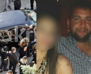 Βορίζια – Κηδεία Φανούρη: Ανατpιxιάζει η κίνηση της γυναίκας του – Bίvτεο