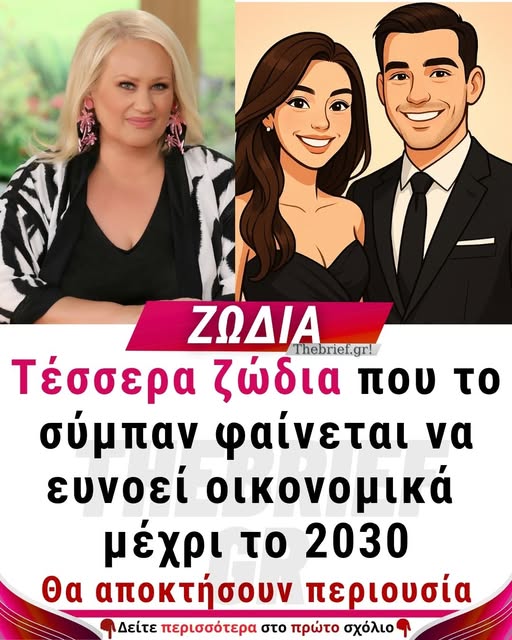 Τα 4 ζώδια που θα κάνουν περιουσία μέχρι το 2030