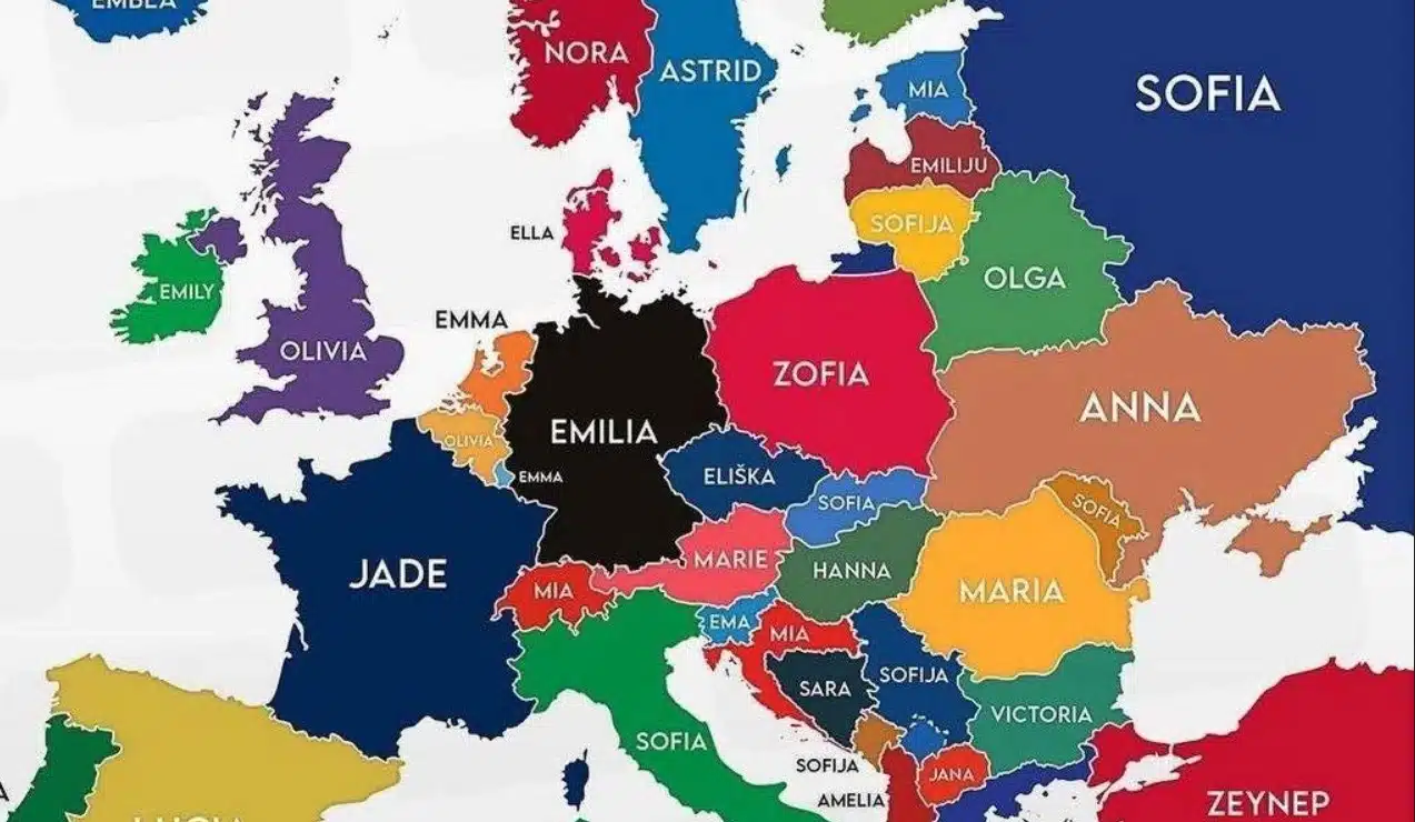Αυτά είναι τα πιο δημοφιλή ονόματα κοριτσιών στην Ευρώπη – Ποιο όνομα κυριαρχεί στην Ελλάδα;