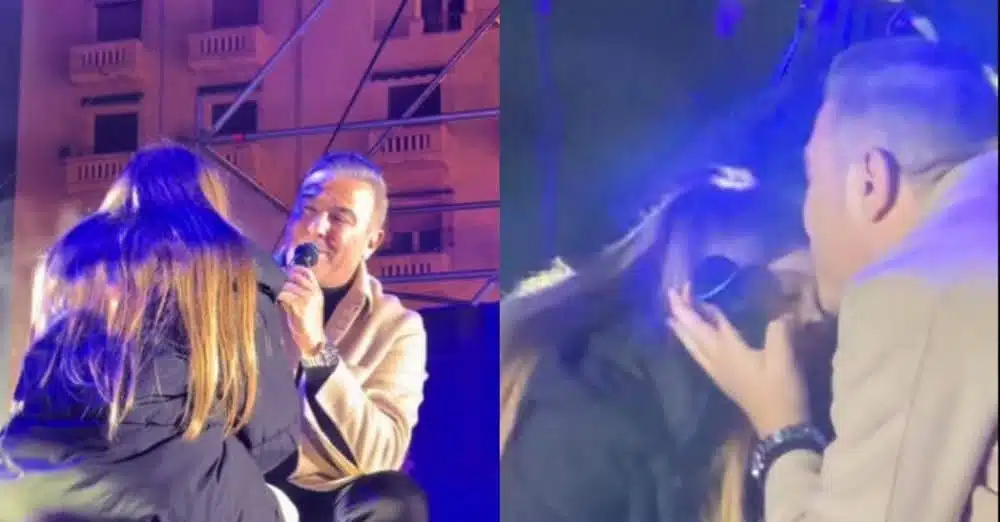 Αντώνης Ρέμος: Ανέβασε στη σκηνή την 10χρονη κόρη του – Η αφιέρωση και το τρυφερό φιλί