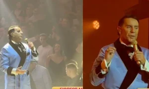 “Είμαι ο Γιώργος Μαζωνάκης” Με την ρόμπα ο Μαζώ στην πρεμιέρα του – Πώς αντέδρασε ο κόσμος μετά τις καταγγελίες