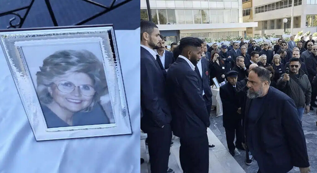 Ειρήνη Μαρινάκη: Το τελευταίο αντίο στην μητέρα του Βαγγέλη Μαρινάκη