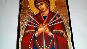 Η Παναγία με τα Επτά Σπαθιά: Για βασκανία, θεραπεία ασθένειας, γλωσσοφαγιά και όχι μόνο – Η ιστορία της θαυματουργής εικόνας