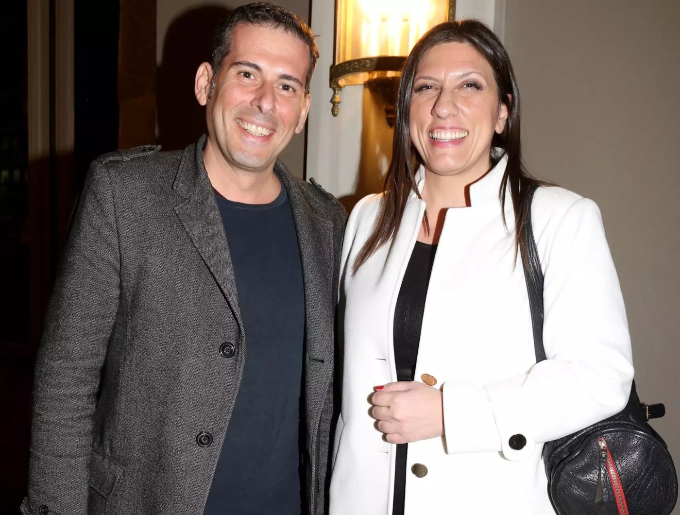 Σε πελάγη ευτυχίας η Κωνσταντοπούλου: Τα κατάφεραν με τον σύντροφο της