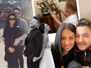 Ο μικρός Χρήστος αφήνει μπαλόνι στον ουρανό για τη μαμά του που χάθηκε στα Τέμπη