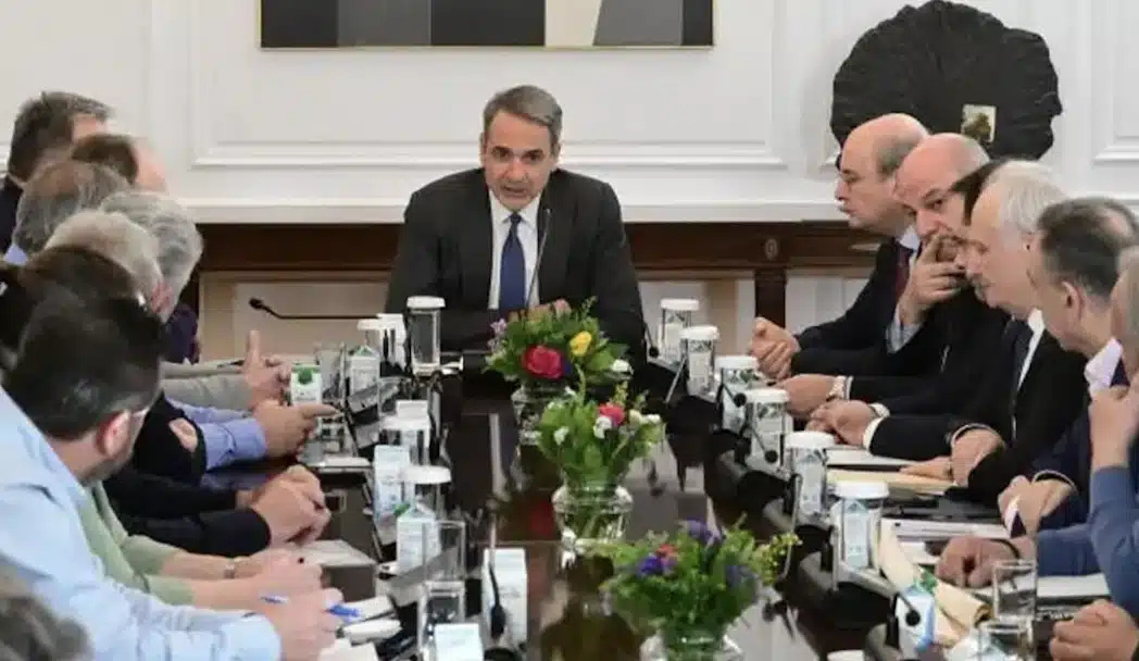 Συνάντηση Κυριάκου Μητσοτάκη με αγρότες – Τι είπε για τους απόντες