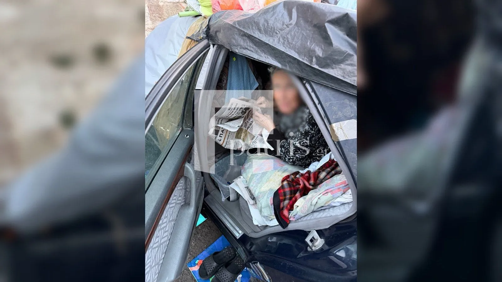 Ηράκλειο: Η ιστορία ηλικιωμένης που ζει σε εγκαταλελειμμένο αυτοκίνητο – «Θέλω να δουλέψω»