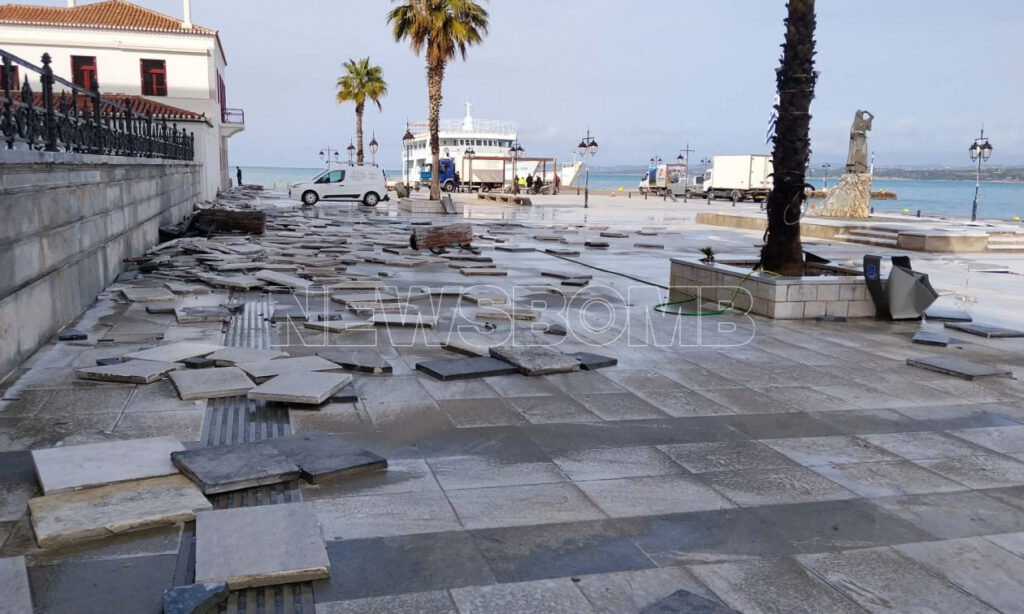 ΠΝΙΓΗΚΕ ΠΑΣΙΓΝΩΣΤΟ ΕΛΛΗΝΙΚΟ ΝΗΣΙ: ΟΙ ΕΙΚΟΝΕΣ ΜΕΤΑ ΤΗΝ ΚΑΤΑΣΤΡΟΦΗ