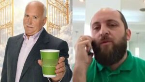 “Στην κόλαση…” Τι απαντά ο ιδιοκτήτης καφέ που διαφημίζει τον νεκρό Παπαδάκη να κρατάει το ποτήρι του