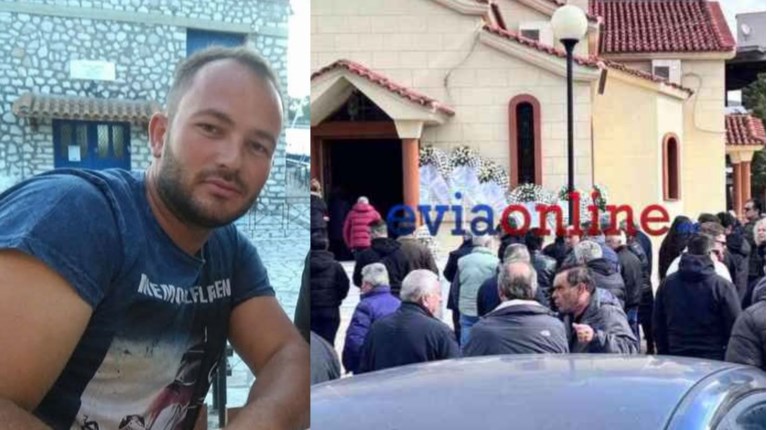 Θρήνος στην κηδεία του 39χρονου Μιχάλη που πέθανε από ηλεκτροπληξία
