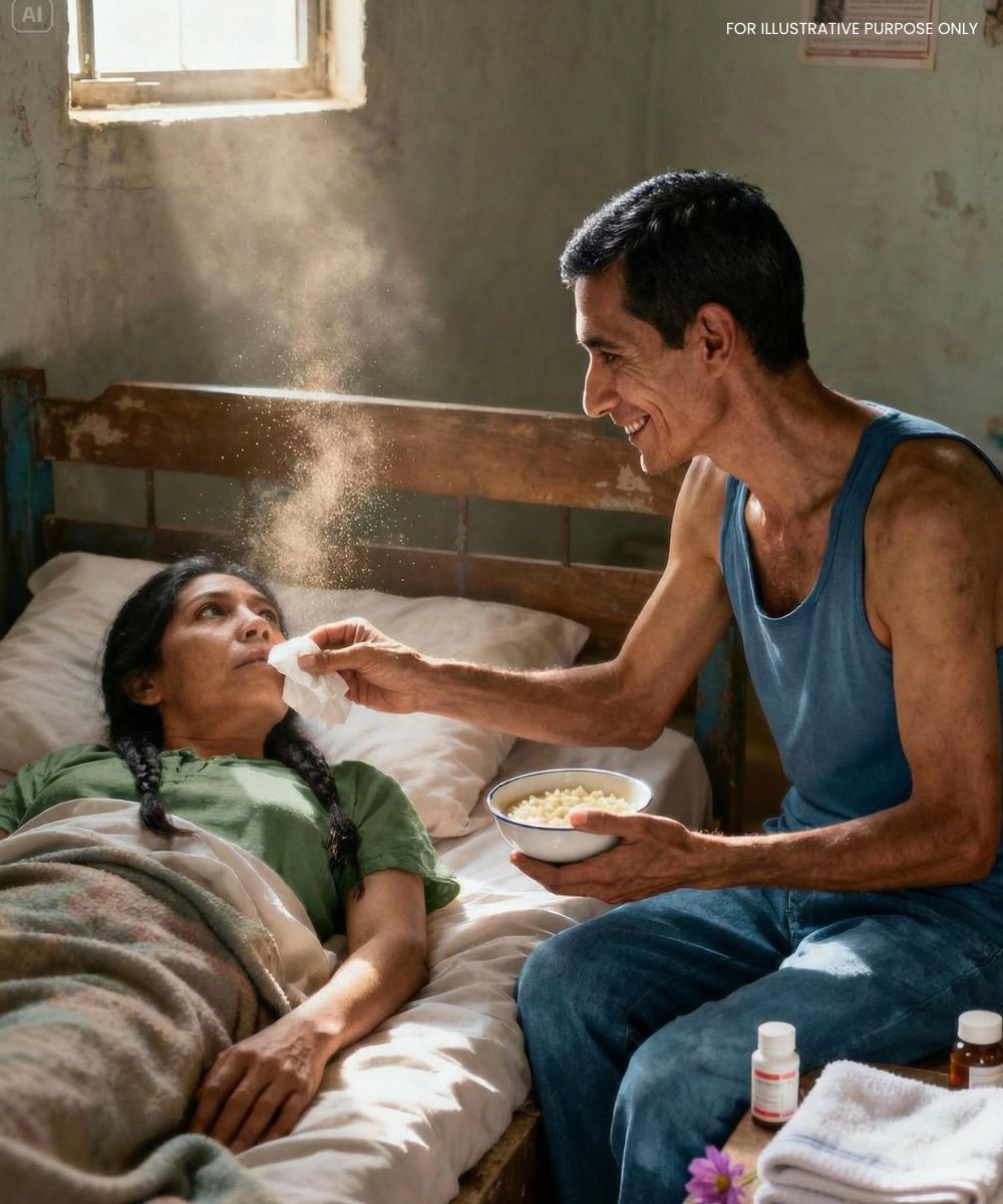 Φρόντιζα την παράλυτη γυναίκα μου για 5 χρόνια. Την ημέρα που ξέχασα το πορτοφόλι μου και επέστρεψα σπίτι, μόλις άνοιξα την πόρτα… έμεινα άναυδος.