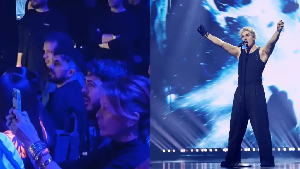 Εθνικός τελικός Eurovision: Συγκινημένη η μητέρα του Good Job Nicky, Σοφία Αλιμπέρτη στο κοινό