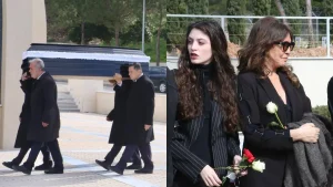 Κηδεία Λάκη Ραπτάκη: Κατέppευσε η Βάνα Μπάρμπα – Οι πρώτες φωτογραφίες