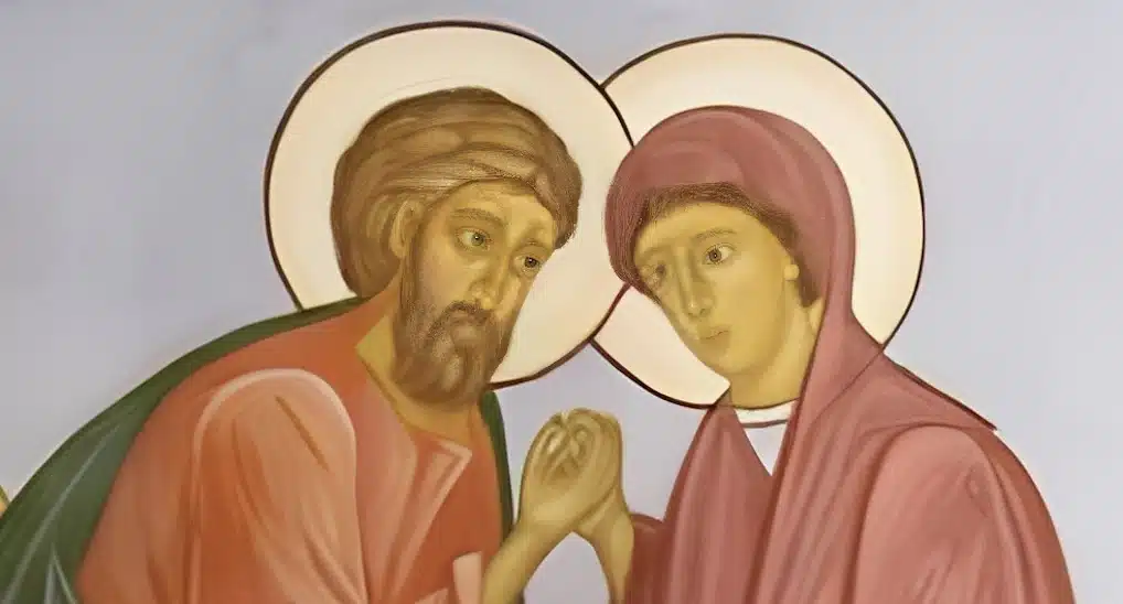 Σήμερα γιορτάζει το ζευγάρι Αγίων σύμβολο Συζυγικής Πίστης και Αγάπης