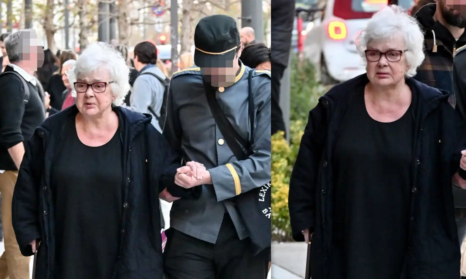 Ξένια Καλογεροπούλου: Σπάνια δημόσια εμφάνιση της σπουδαίας ηθοποιού στο κέντρο της Αθήνας