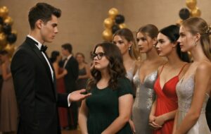 Ο πιο όμορφος μαθητής του σχολείου κάλεσε τη γεματούλα συμμαθήτριά του σε έναν αργό χορό, ελπίζοντας να την κοροϊδέψει, όμως μόλις βγήκαν στο κέντρο της πίστας, όλη η αίθουσα πάγωσε από σοκ με αυτό που συνέβη