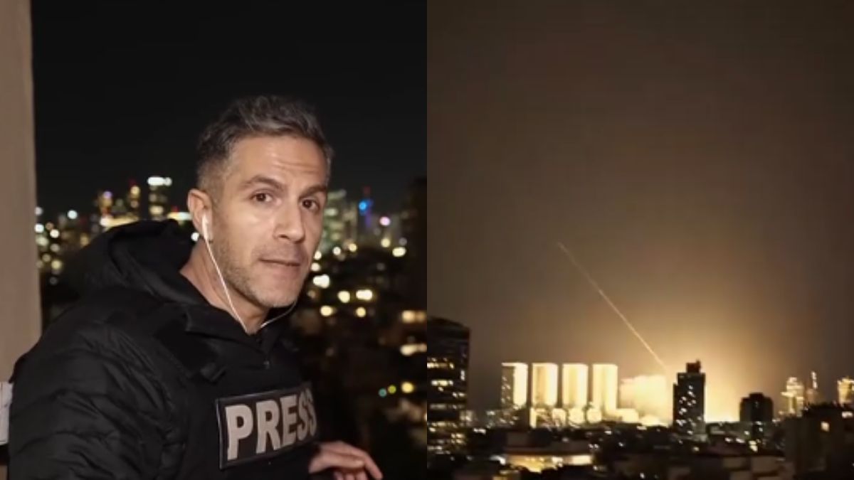 ΣΚΑΪ: Έπεσε πύραυλος σε ζωντανή σύνδεση την ώρα που ο δημοσιογράφος ήταν στον αέρα από το Τελ Αβίβ