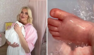 Κατερίνα Καινούργιου: Έκανε τη νεογέννητή κόρη της Ξένια μπάνιο – Όλοι σχολάζουν το ίδιου