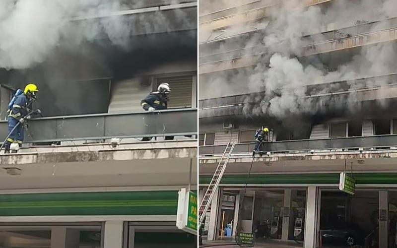 Θεσσαλονίκη ΤΩΡΑ: Φωτιά σε διαμέρισμα πάνω από βενζινάδικο – Δυστυχώς έχουμε…