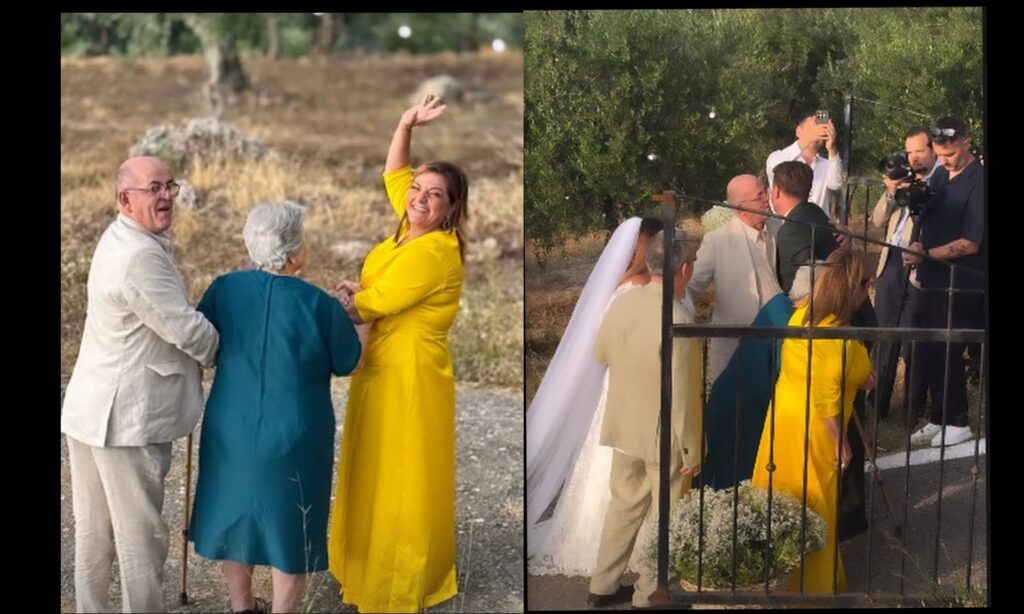 Μόλις διέρρευσε… από μέσα: Τι έκανε όλη την ώρα στο γάμο της Δανάης Μπάρκα και του Φάνη Μπότση, η Βίκυ Σταυροπούλου – Την κοιτούσε όλη η εκκλησία