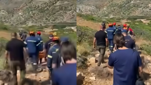 Τραγωδία: Έπεσε από τα βράχια μπροστά στην μητέρα του – Δεν τα κατάφερε και κατέληξε