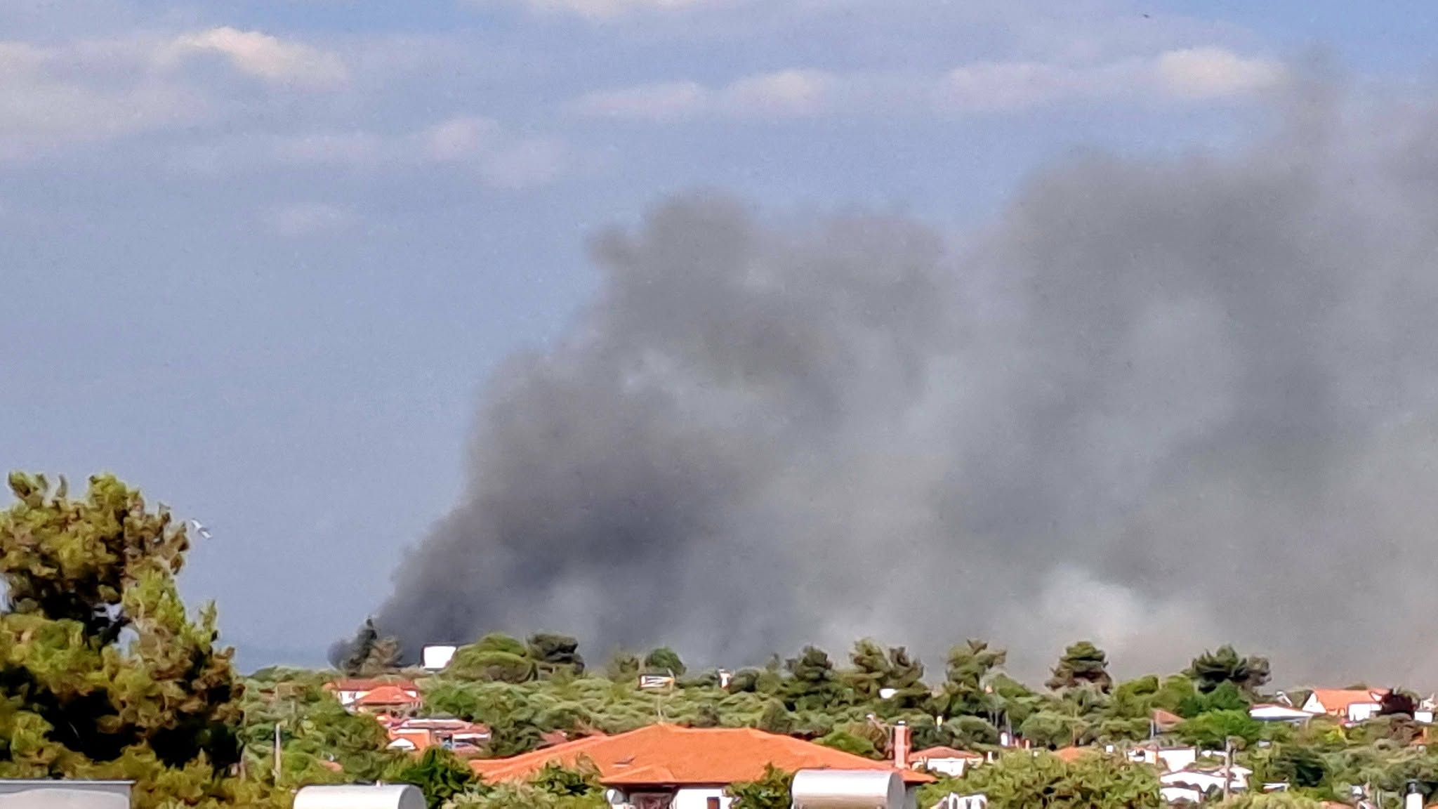 ΤΩΡΑ: Εκκενώνουν σπίτια - Δίπλα σε μονοκατοικίες η φωτιά (ΦΩΤΟ)