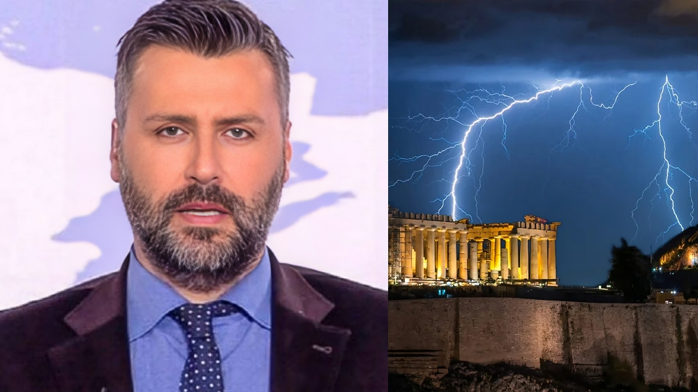 Καιρός: Έρχονται ισχυρές καταιγίδες, χαλάζι και κεραυνοί – Πότε αρχίζει η κακοκαιρία και πότε τελειώνει