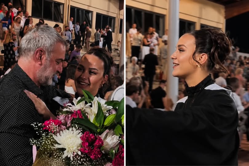 Χαμογελάει ξανά μετά τον τραγικό θάνατο η Βικτώρια Δέλλα: Αποφοίτησε από το σχολείο-Σπάραξε στην αγκαλιά του πατέρα της