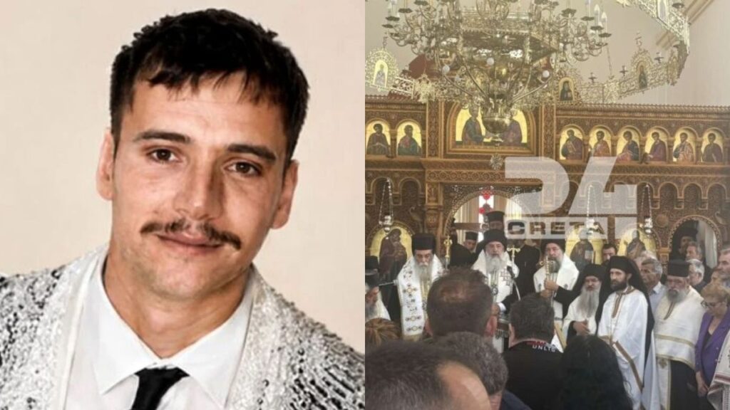 Θρήνος στην Κρήτη για τον 25χρονο Παντελή: Απίστευτο τι έγινε στην κηδεία του πυροσβέστη που χάθηκε στη μάχη με τις φλόγες