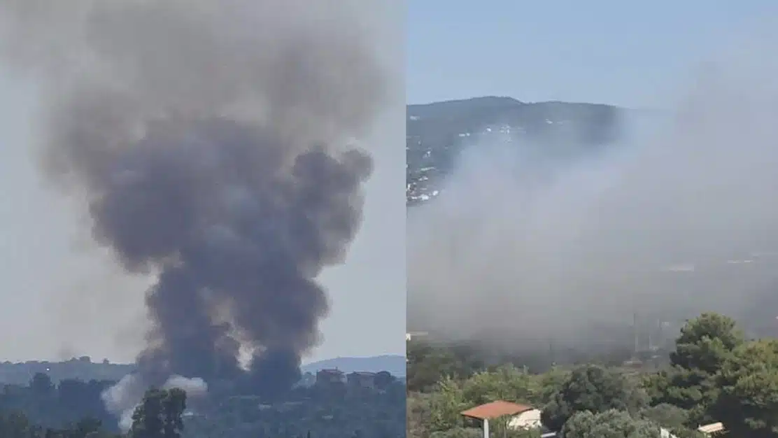 ΜΕΓΑΛΗ ΦΩΤΙΑ ΤΩΡΑ ΣΤΗΝ ΑΤΤΙΚΗ - ΗΧΗΣΕ ΤΟ 112 ΓΙΑ ΕΚΚΕΝΩΣΗ - ΠΛΗΣΙΑΖΕΙ ΑΠΕΙΛΗΤΙΚΑ ΤΑ ΚΟΝΤΙΝΑ ΣΠΙΤΙΑ