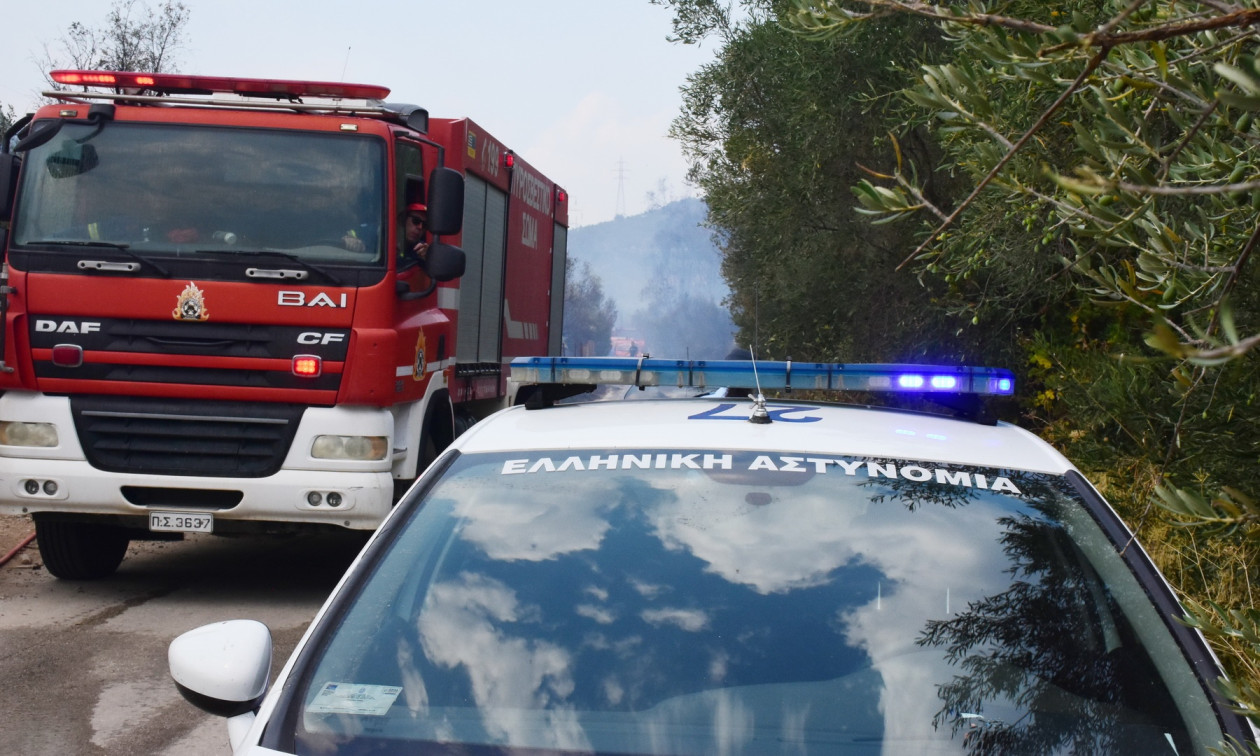 Φωτιά σε μεγάλη νησί της χώρας μας – Μήνυμα από το 112 στους κατοίκους – Οι πρώτες πληροφορίες